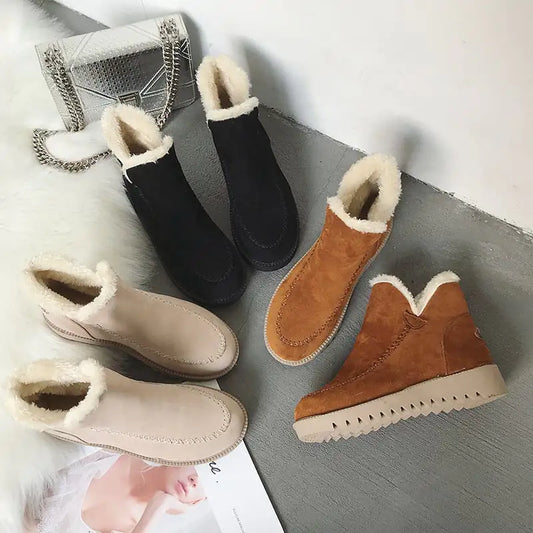 Plush Cotton Boots
